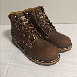 Carhartt Soft Toe 6" Waterproof Leather Brown Work Boots F2892-18Men’s 11.5M